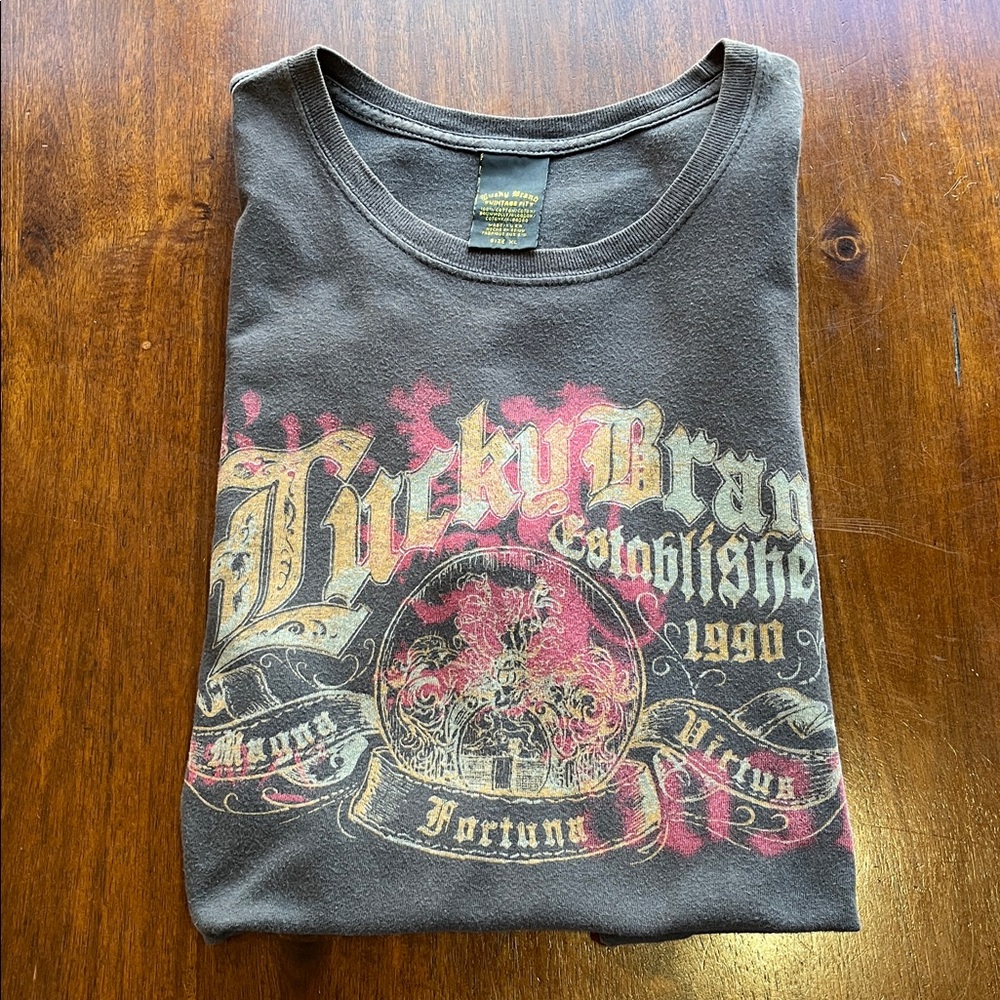 Lucky Brand Men's Black Graphic T-Shirt Size XL - Picture 13 of 13